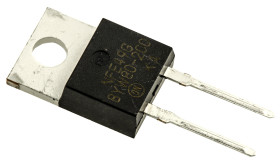 Dioda TO-220AC 8A Otwór przezierny 200VProstowniki ultraszybkie Połączenie silikonowe Pojedyncza BYW80-200G