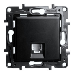 Gniazdo telefoniczne RJ11 czarne Niloe Step 863555