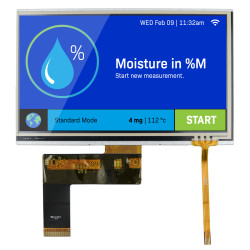 Wyświetlacz LCD TFT 7cal Transmisywny IPS TFT 800 x 480pikseli LED Backlight 24-bit I/F Tak NEWHAVEN DISPLAY