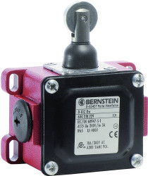 Bernstein 6041118229 D-U1Z RW Wyłącznik krańcowy 240 V/AC 10 A dźwignia z rolką chwilowy IP65 1 szt.