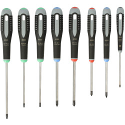 Bahco BE-9872 BE-9872 ERGO&#x2122; Screwdriver Set, 8 Piece