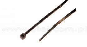 Opaski kablowe odporne na UV, 2,5x100mm, czarne, 100szt