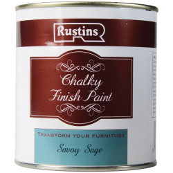 Rustins CHAPS500 Chalky Finish Paint Savoy Sage 500ml