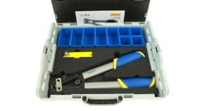 Praska Klauke 6-50Mm2 K05 + Ściągacz Izolacji Weicon 4-16Mm / Zestaw...