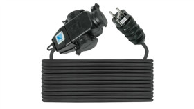 Przedłużacz Z Rozgałęźnikiem 3-Gniazda Z/U 16A 250V /H05rr-F 3X1,5 10M/ Ip44...