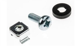 Zestaw Nakrętek I Śrub Klatkowych Zestaw Nakrętek I Śrub Klatkowych, Nylon,...