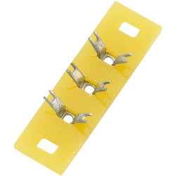 TruComponents Terminal Strip 3 Poles Epoxy 30 x 9 x 1.5mm