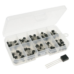 Zestaw tranzystorów bipolarnych - NPN - PNP - 200szt