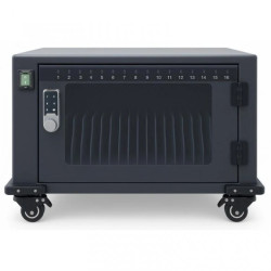 Szafa Ładowania Tabletów Smartfonów 16 Portów USB-C 45W Techly Wózek PD QC I-CABINET-16DUCTY