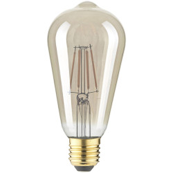 LightMe LM85058 LED Bulb E-27 4.5W Amber Gold Warm Light 64x140mm