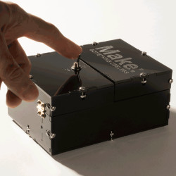 Useless Machine Kit (Metal Hinge Version) | Maker Shed