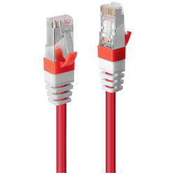 LINDY 45389 Network Cable CAT 6A S/FTP Red 7.50 m 1-1 wired