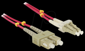 84681 Duplex-LWL, LC/SC, 50/125µ, 2m, OM4