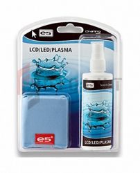 Zestaw czyszczący do ekranów LCD/LED/PLASMA/OLED płyn+mikrofibra e5