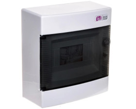 Rozdzielnica modułowa 1x8 natynkowa drzwi dymne / IP 40 400V AC / ECT8PT 001101000