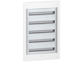 Rozdzielnica podtynkowa 120 modułowa 5x24 drzwi transparentne IP30 Pragma PRA-5-24-PT-B PRA25524 SCHNEIDER ELECTRIC
