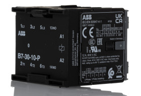 Stycznik 240 V ABB styki: 3 5,5 kW 12 A 3NO Szyna DIN GJL1311009R8100 B7-30-10-P 220-240V AC