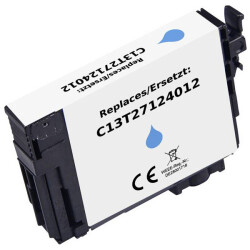 Renkforce RF-6922900 Ink Cartridge for Epson 27XL T2712 Compatible Cyan 10.4ml