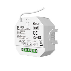 Bezprzewodowy włącznik oświetlenia ZigBee (Tuya) / 2.4GHz 15A 230VAC