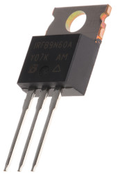 MOSFET N-kanałowy 9,2 A TO-220AB 600 V Pojedynczy 170 W 750 miliomów