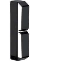 tehalit.BA6 Klamra do przewodów 40x120 czarny B401203 HAGER