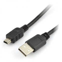 Przewód miniUSB B - A - 1,5m