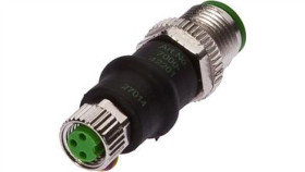 Złącze M8 Proste Żeńskie 3-Pin M12 Proste Męskie 3-Pin 24V -25-85 Stc Ip67...