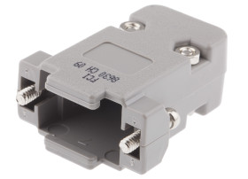 Osłona tylna D-Sub 9 -pinowe Termoplastyczny Proste Amphenol Communications Solutions E