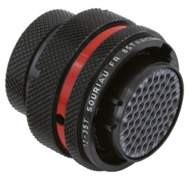 Złącze wielostykowe przemysłowe 66-pinowe Montaż na kablu Wtyczka Souriau Sunbank by Eaton