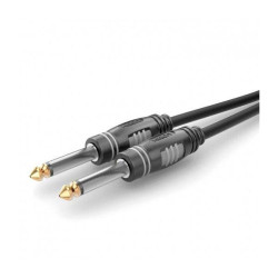 Sommer Cable HBA-6M-0150 Jack Audio Cable Black 1.50m 6.3mm Mono Connectors