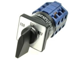 Przełącznik; krzywkowy; obrotowy; LW26-10-M0-F/3P LOP; 3 pozycje; ON-OFF-ON; 60°; bistabilny; na panel; 3 tory; 3 warstwy; śrubo