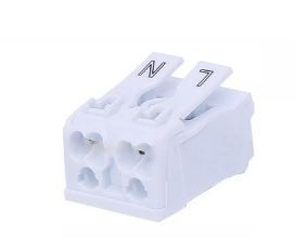 Szybkozłączka elektryczna 2 PIN drut linka