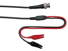 Velleman Coax cable 1m - bnc male + 2 crocodile clips