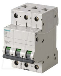 5SL6316-7 Circuit breaker, C 16 A, 3-pole