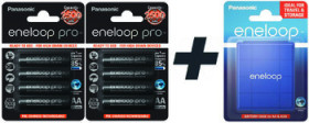 8 x akumulatorki Panasonic Eneloop PRO R6 AA 2500mAh BK-3HCDE/4BE (blister) + pojemniczek eneloop