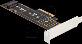 89836 PCIe x4 > 1 x M.2 Key M 22110 NVMe, Low Profile