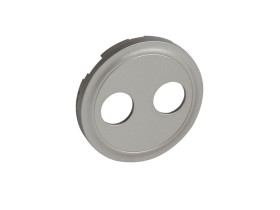 CELIANE Plakietka gniazda TV 2 x "f" 0-2400 mhz tytan 068589 LEGRAND