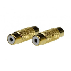 Przejście 1x RCA Cinch (gniazdo / gniazdo) Adapter typu Łącznik
