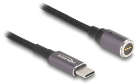 Kabel do ładowania notebooka DeLOCK wtyczka USB typu C do złącza magnetycznego 8-pinowego 1,8 m