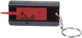Miernik bieżnika, 0 do 20 mm, z brelokiem do kluczy