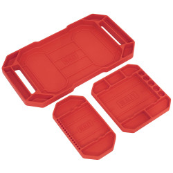 Sealey APNST4 Flexible Tool Trays Non-Slip - Pack of 3
