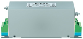 EMC filter, 50 to 60 Hz, 25 A, 300/520 VAC, terminal block, B84143A0025R105