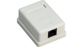 Gniazdo Teleinformatyczne Natynkowe 1Xrj45 Utp Kat.6 77632