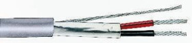 Wieloparowy kabel przemysłowy, 1 -parowy , 22 AWG AWG , izolacja PVC Ekranowany Skrętka