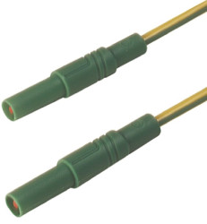 934077188, PVC, 32A, 1000V ac/dc, kolor: Zielony/żółty, dł. 2m, -15 → +70°C, Hirschmann Test & Measurement