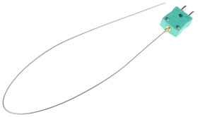 Termopara z izolacją mineralną K średnica 1.5mm długość 500mm -100 → +1100°C Standard Plug RS PRO
