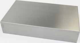 Aluminum enclosure, (L x W x H) 381 x 229 x 76 mm, natural, 1444-1593