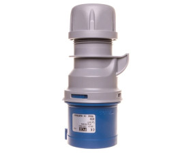 Wtyczka przenośna 32A 3P 400V niebieska IP44 TURBO SHARK 023-6TT