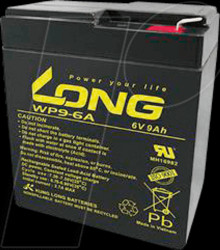 WP9-6A AGM battery, 6 V, 9 Ah
