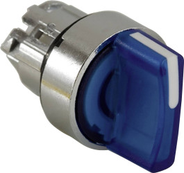 Schneider Electric ZB4BK1363 ZB4BK1363 Element czołowy przełącznika wyboru (Ø) 22 mm chrom, niebieski 1 szt.